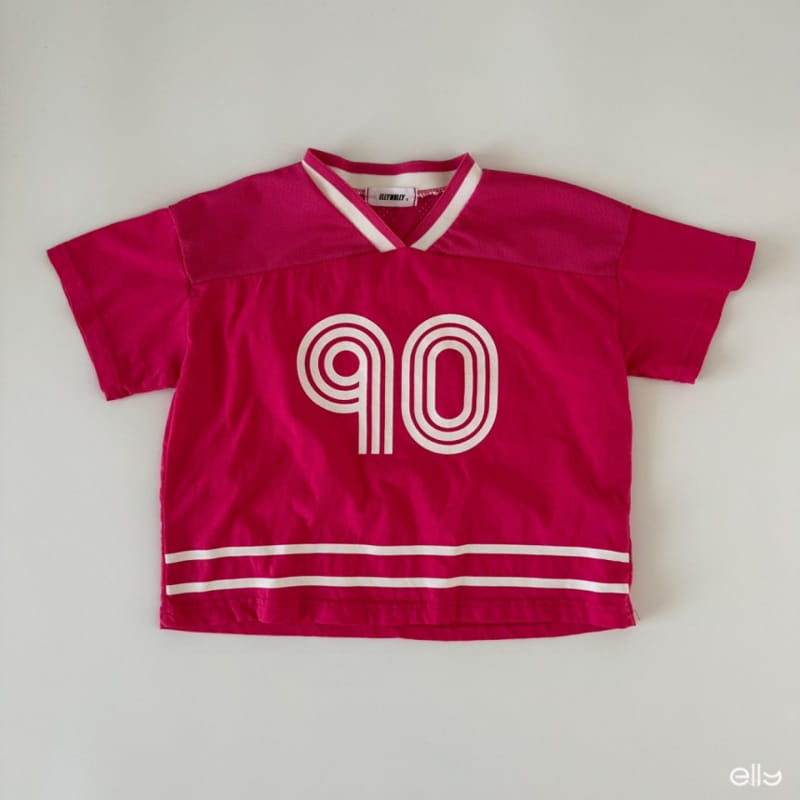 Ellymolly - Korean Children Fashion - #childofig - Mesh V Neck Tee - 5