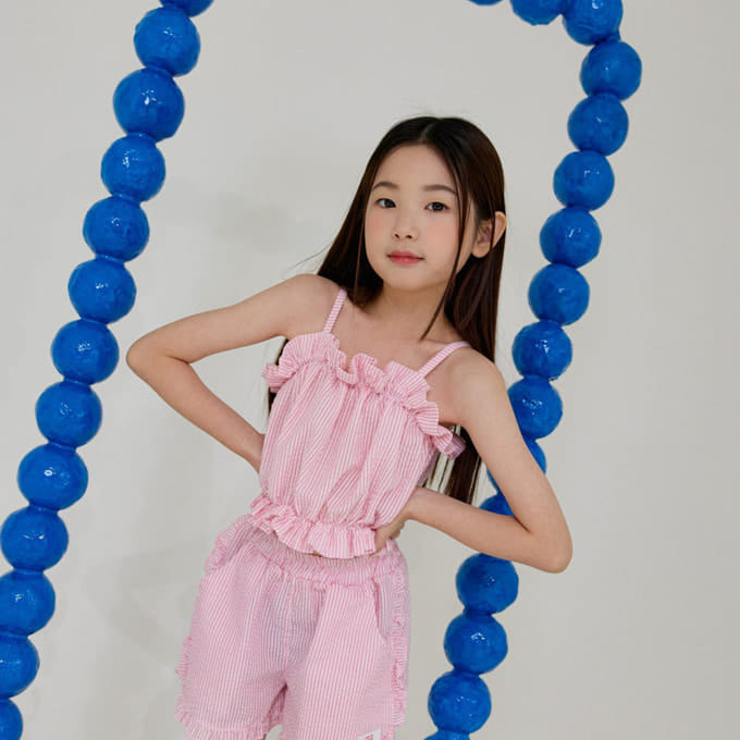Ellymolly - Korean Children Fashion - #childofig - Bandi Frill Bustier