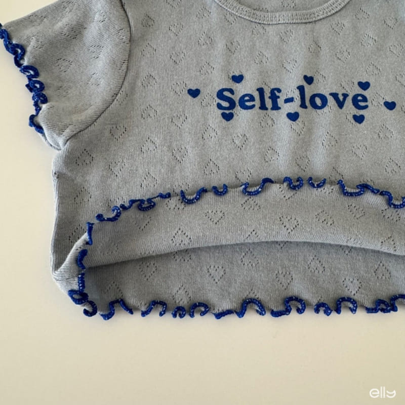 Ellymolly - Korean Children Fashion - #childofig - Love Terry Crop Tee - 8