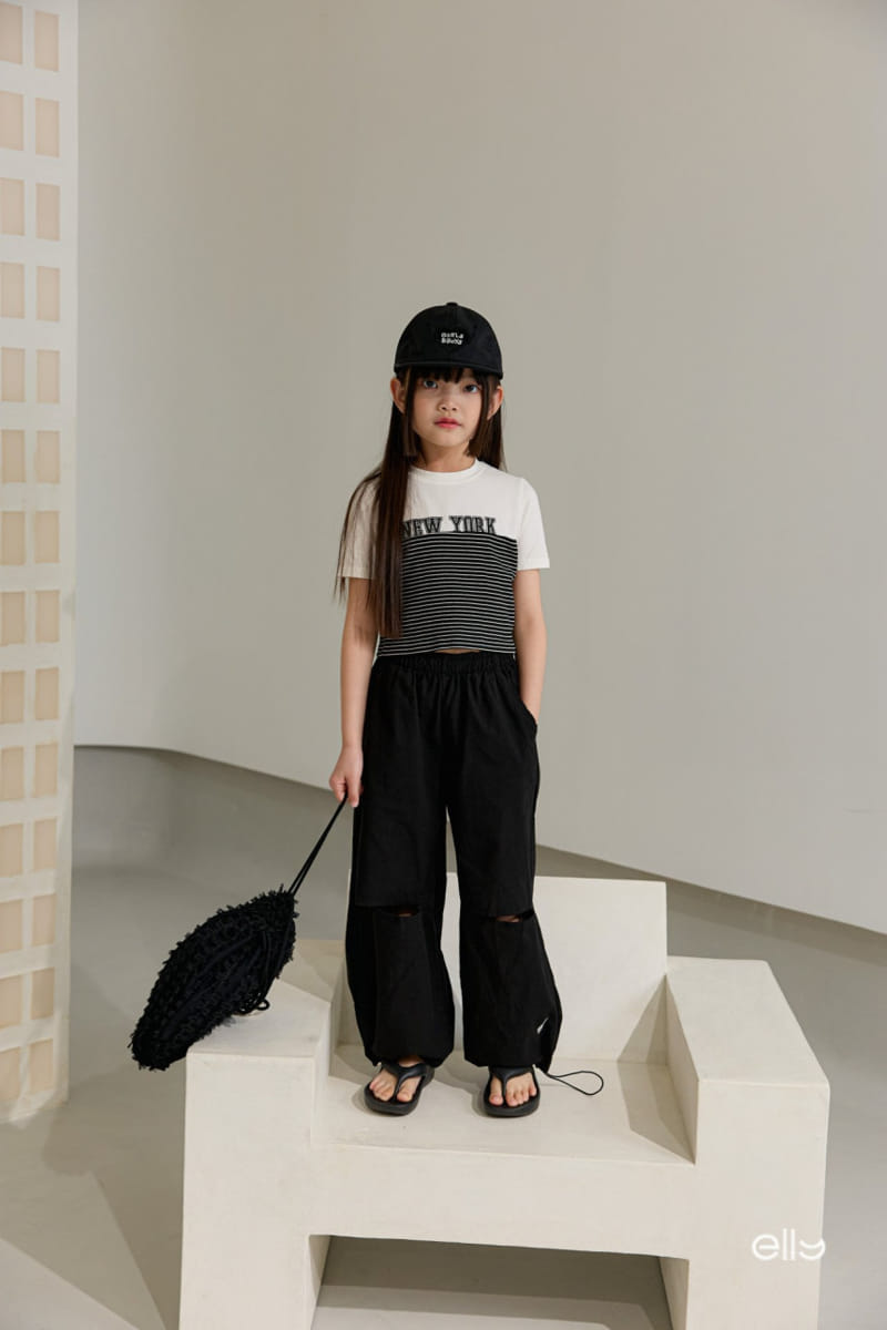 Ellymolly - Korean Children Fashion - #childofig - Ove Slit String Pants - 10