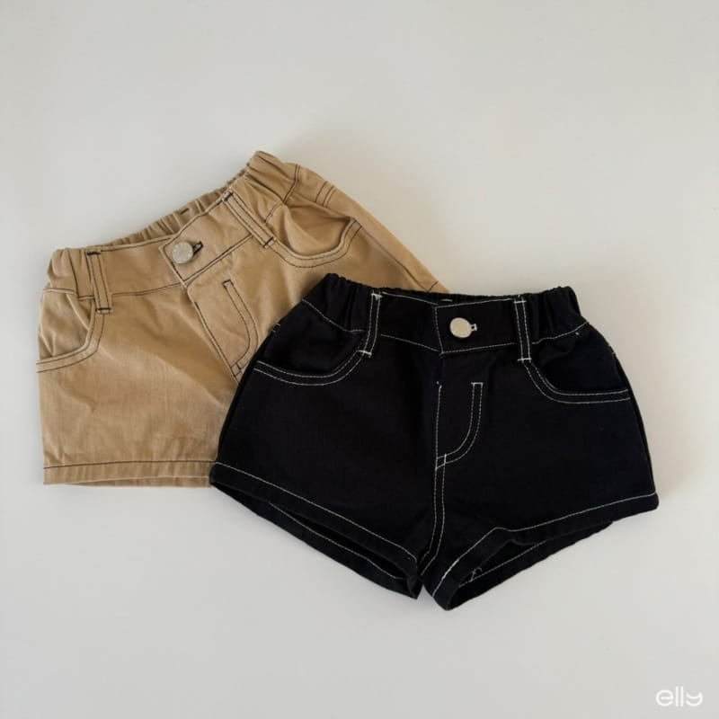 Ellymolly - Korean Children Fashion - #stylishchildhood - Stitch Short Pants - 4