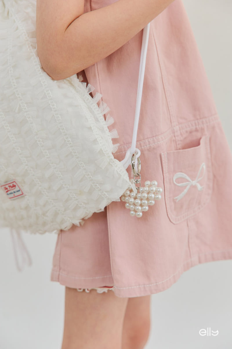 Ellymolly - Korean Children Fashion - #childofig - Pocket Ribbon One-Piece - 9