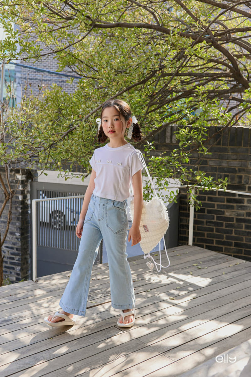 Ellymolly - Korean Children Fashion - #childofig - Angle Pocket Boots Cut Pants - 6