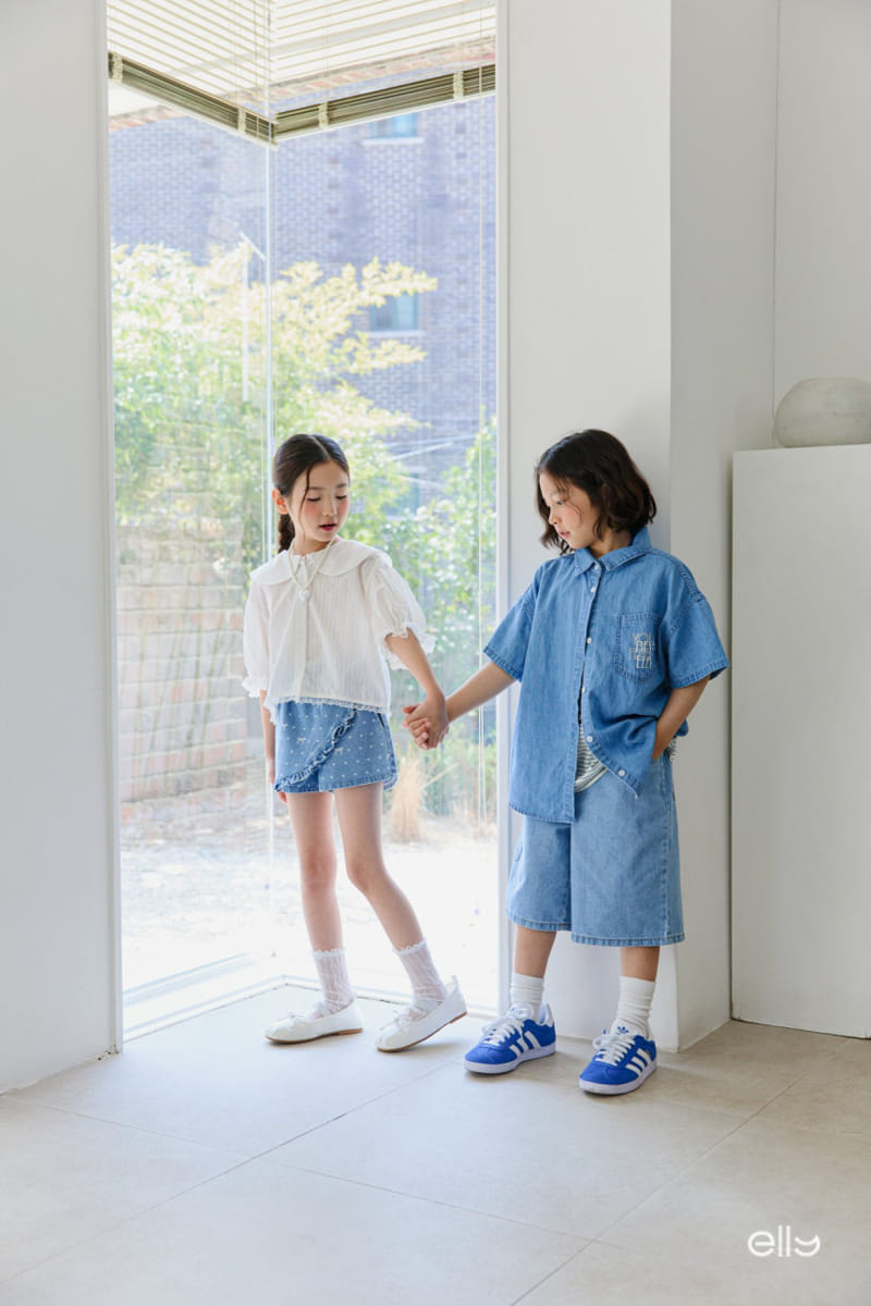 Ellymolly - Korean Children Fashion - #childrensboutique - Best Denim Shirt - 8