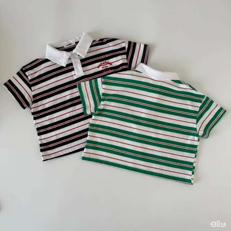 Ellymolly - Korean Children Fashion - #childofig - Mind Collar Tee - 4