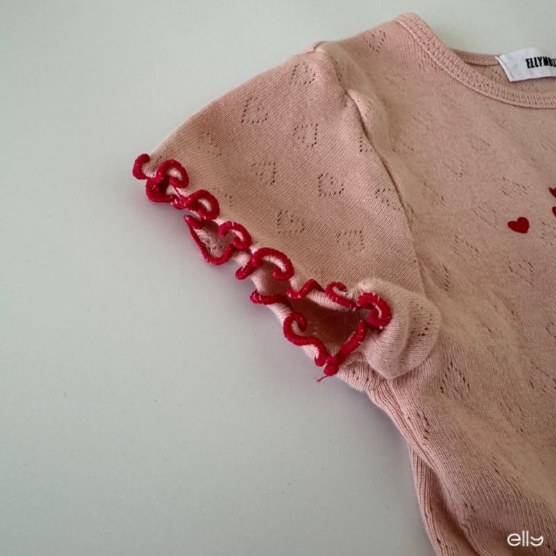Ellymolly - Korean Children Fashion - #childrensboutique - Love Terry Crop Tee - 10