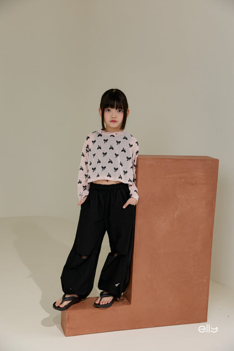 Ellymolly - Korean Children Fashion - #childrensboutique - Ove Slit String Pants - 11