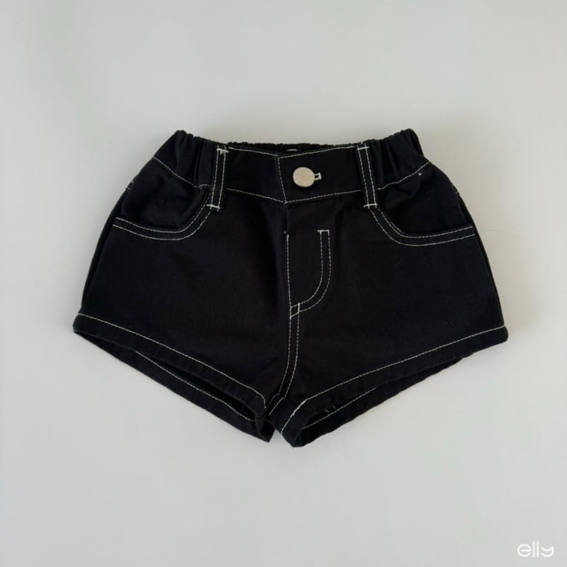 Ellymolly - Korean Children Fashion - #childrensboutique - Stitch Short Pants - 5