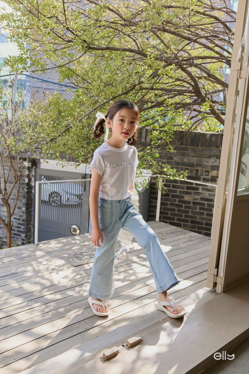 Ellymolly - Korean Children Fashion - #childrensboutique - Angle Pocket Boots Cut Pants - 8