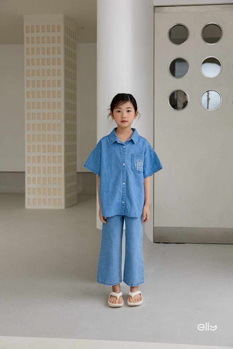 Ellymolly - Korean Children Fashion - #designkidswear - Best Denim Shirt - 9