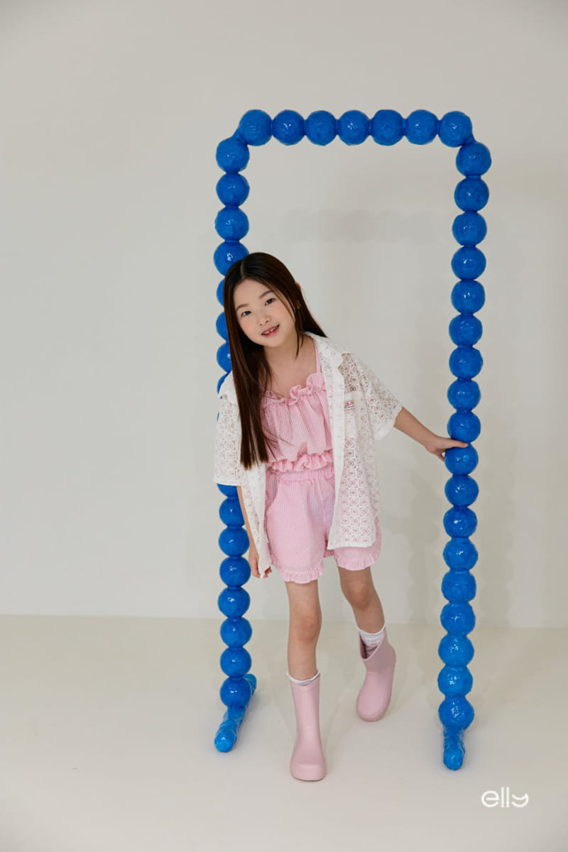 Ellymolly - Korean Children Fashion - #discoveringself - Cube Lace Shirt - 7