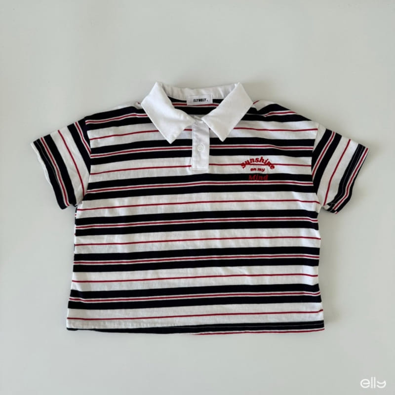 Ellymolly - Korean Children Fashion - #discoveringself - Mind Collar Tee - 6