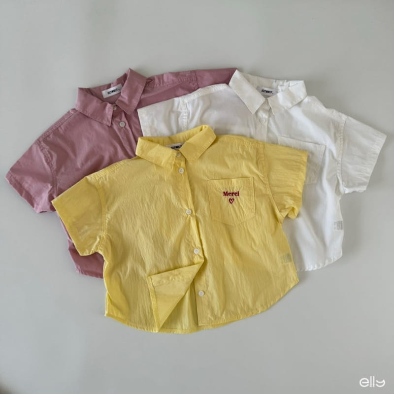 Ellymolly - Korean Children Fashion - #discoveringself - Cream Crunch Shirt - 3