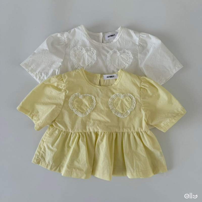 Ellymolly - Korean Children Fashion - #discoveringself - Double Heart Blan - 2