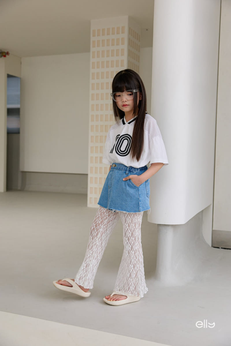 Ellymolly - Korean Children Fashion - #discoveringself - Wrap Denim Skirt - 5