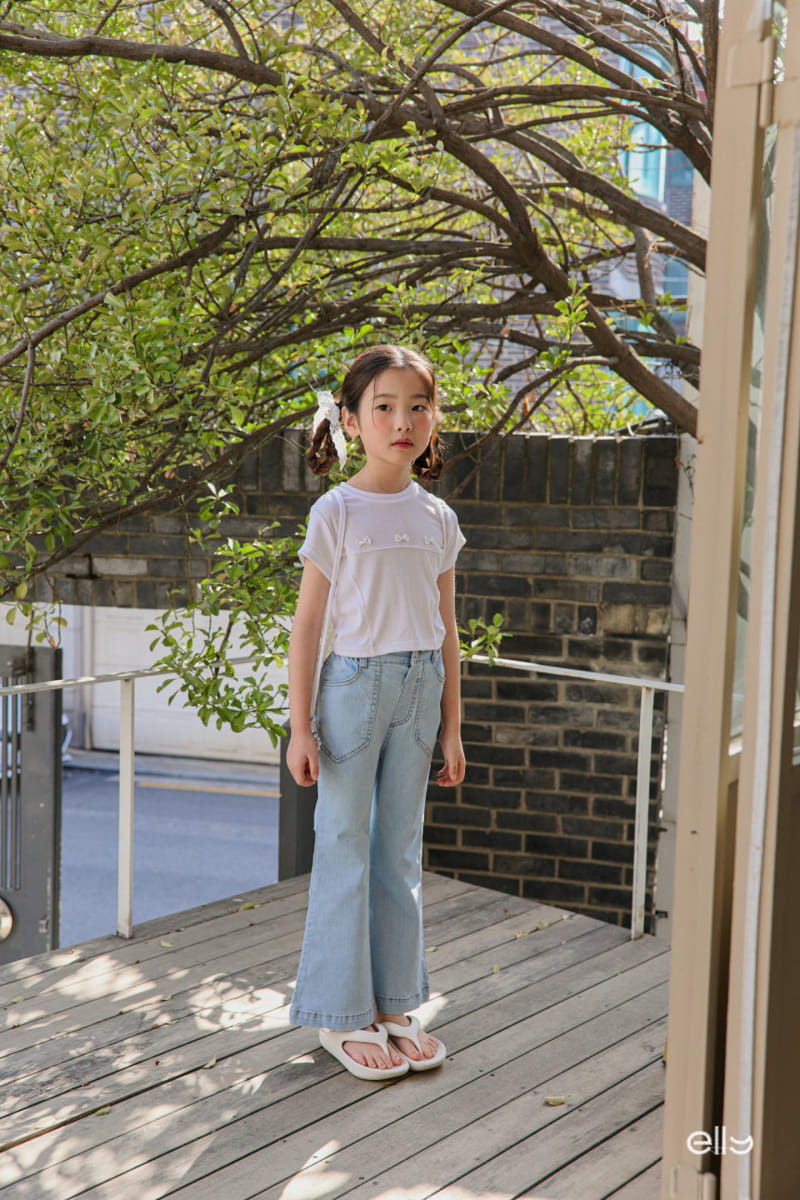Ellymolly - Korean Children Fashion - #discoveringself - Angle Pocket Boots Cut Pants - 10