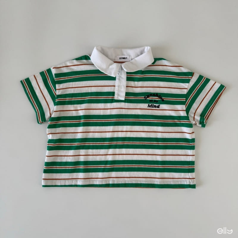 Ellymolly - Korean Children Fashion - #fashionkids - Mind Collar Tee - 7