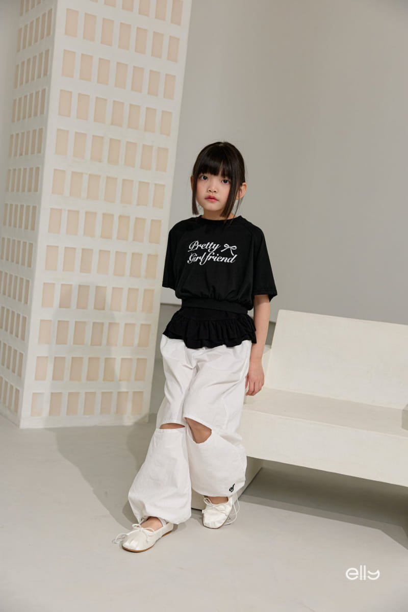 Ellymolly - Korean Children Fashion - #fashionkids - Ccomo Frill Span Sleeveless Tee - 9