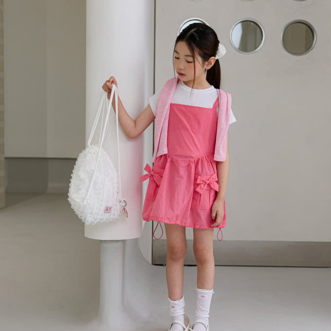 Ellymolly - Korean Children Fashion - #fashionkids - Ribbon Balloon One-Piece