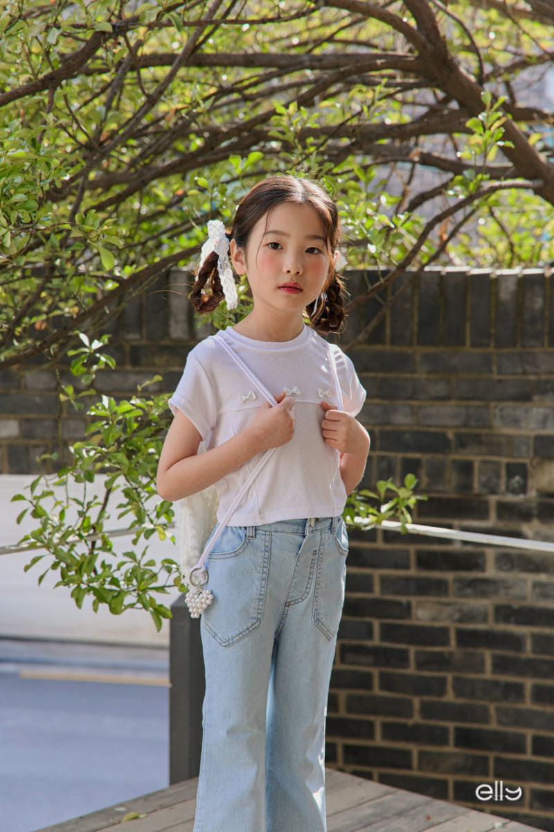 Ellymolly - Korean Children Fashion - #fashionkids - Angle Pocket Boots Cut Pants - 11