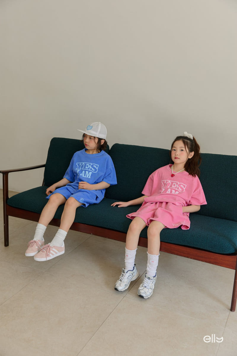 Ellymolly - Korean Children Fashion - #kidsshorts - Yes Dyeing Tee - 7