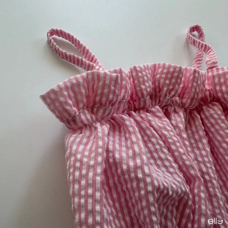 Ellymolly - Korean Children Fashion - #kidsshorts - Bandi Frill Bustier - 6