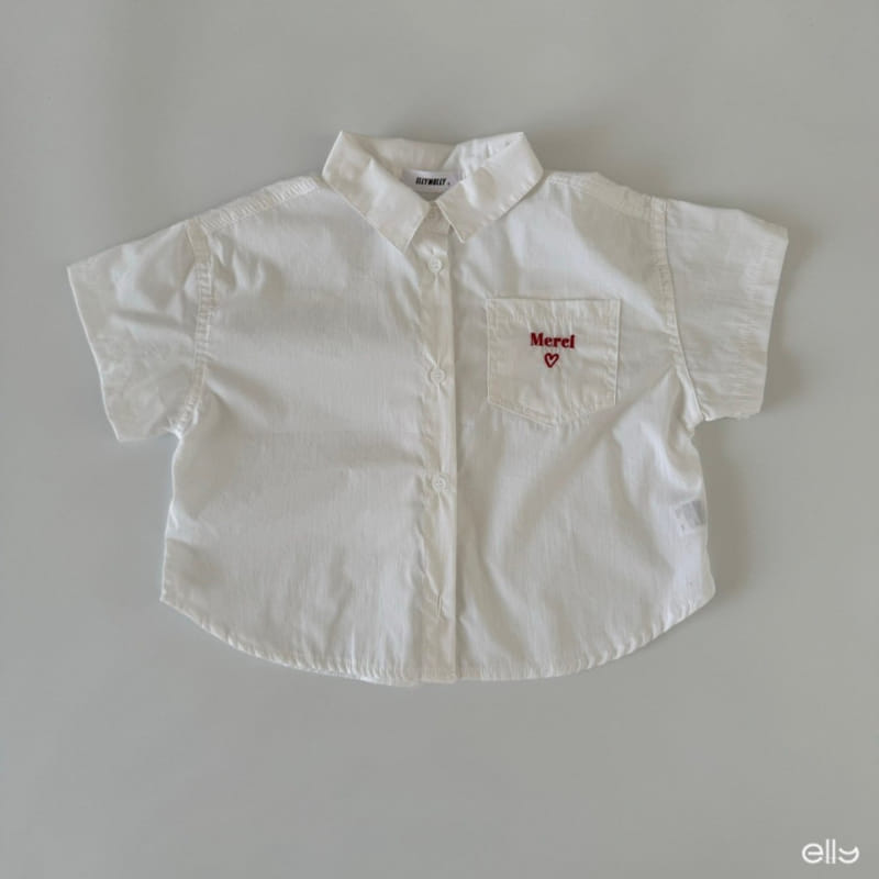 Ellymolly - Korean Children Fashion - #kidsshorts - Cream Crunch Shirt - 5