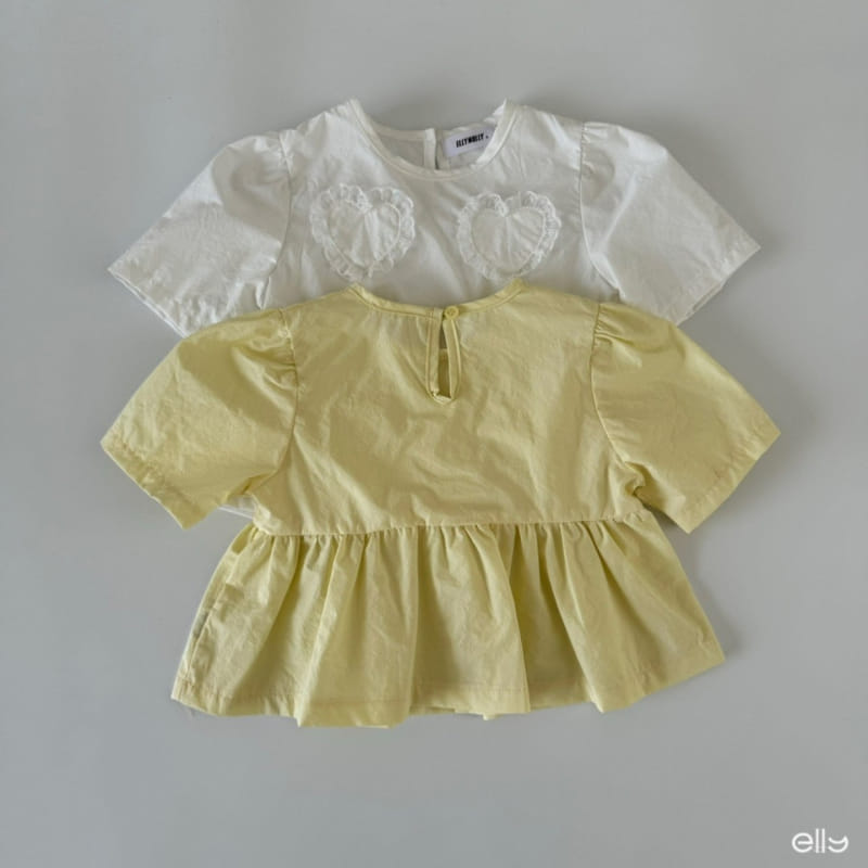 Ellymolly - Korean Children Fashion - #fashionkids - Double Heart Blan - 4