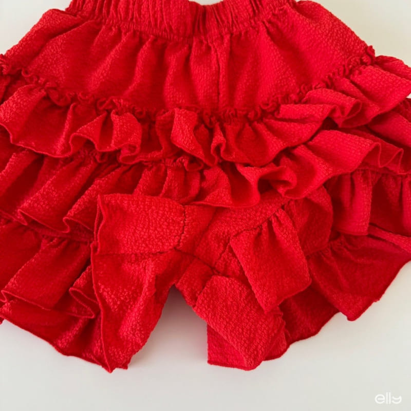 Ellymolly - Korean Children Fashion - #kidsshorts - Click Kan Kan Skirt Pants - 6