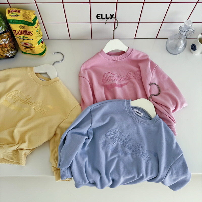 Ellymolly - Korean Children Fashion - #kidsshorts - Capitalism Sweatshirt - 8