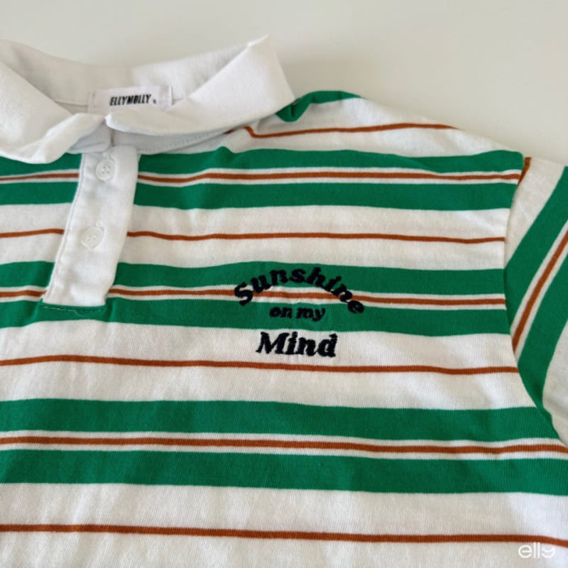 Ellymolly - Korean Children Fashion - #kidsstore - Mind Collar Tee - 9