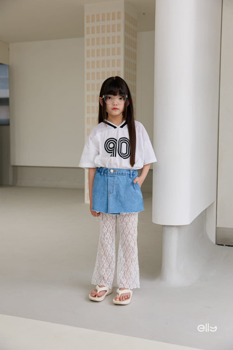Ellymolly - Korean Children Fashion - #kidsstore - Wrap Denim Skirt - 8
