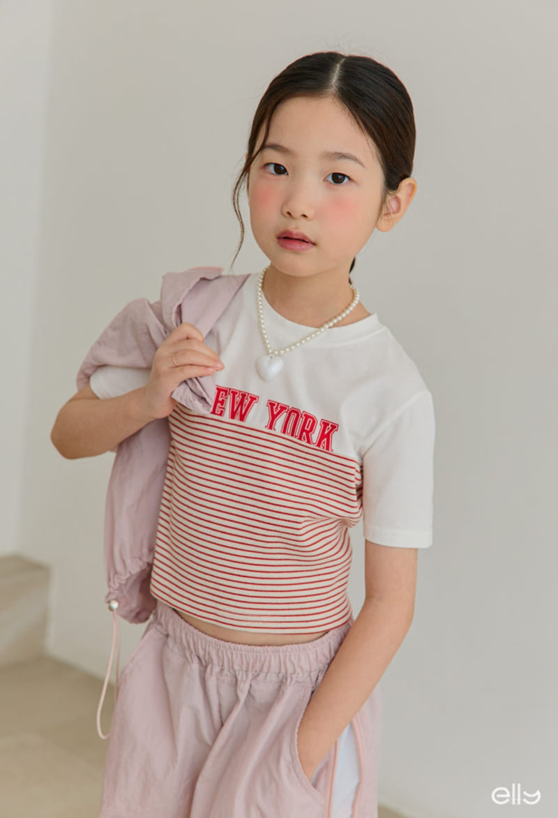 Ellymolly - Korean Children Fashion - #kidzfashiontrend - New York Mix Crop Tee - 9