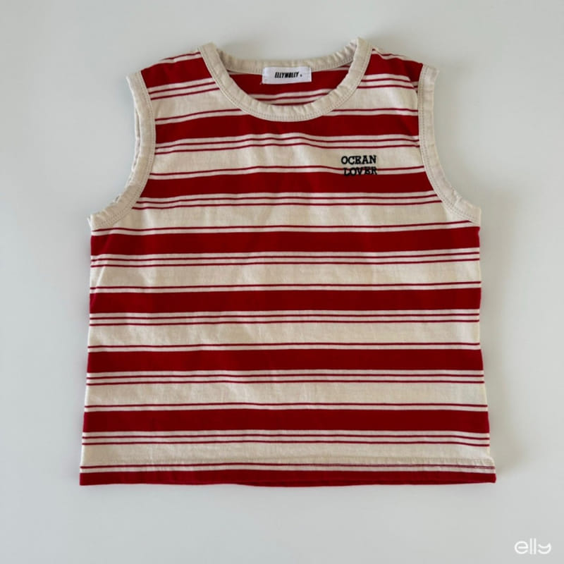 Ellymolly - Korean Children Fashion - #kidzfashiontrend - Ocean ST Sleeveless Tee - 6