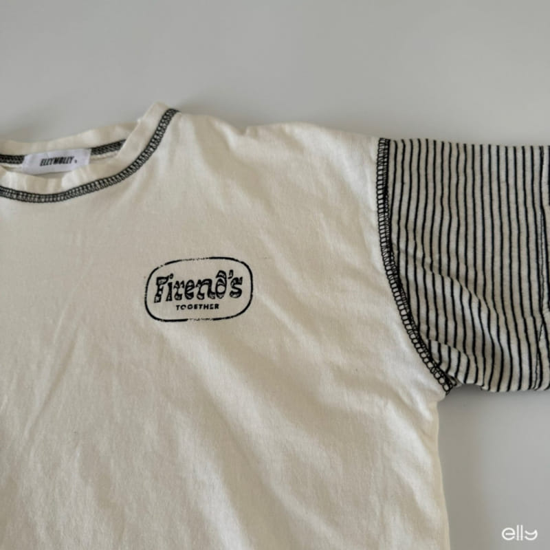 Ellymolly - Korean Children Fashion - #littlefashionista - Friends Mix Tee - 8