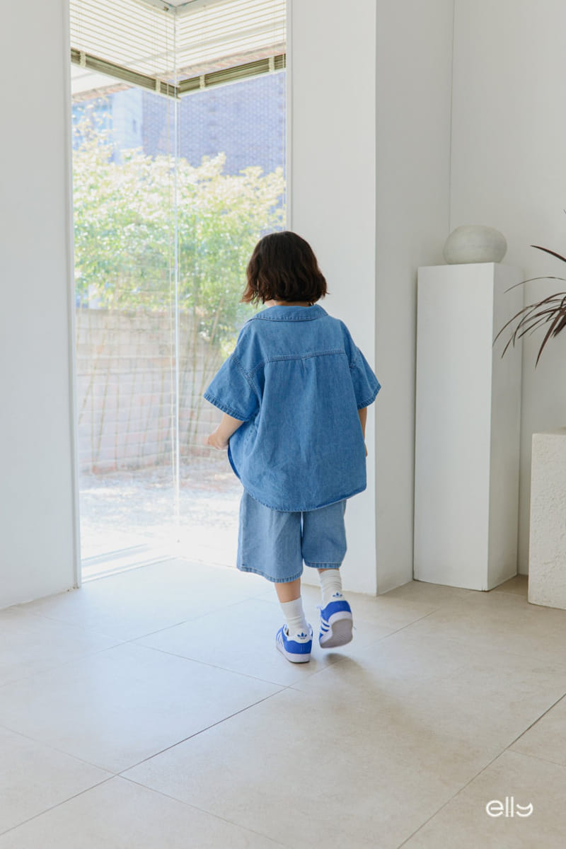 Ellymolly - Korean Children Fashion - #littlefashionista - Tween Pocket Denim Shorts - 7