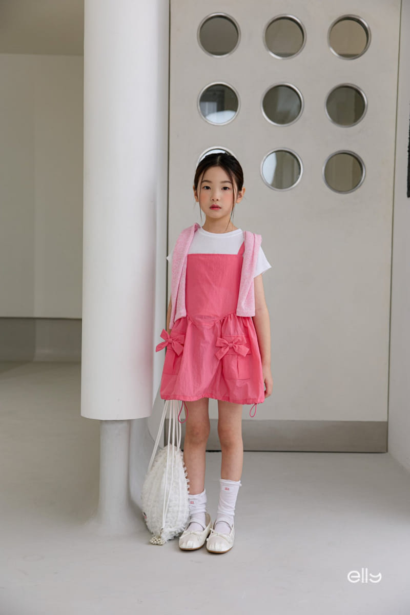 Ellymolly - Korean Children Fashion - #littlefashionista - Ribbon Balloon One-Piece - 6
