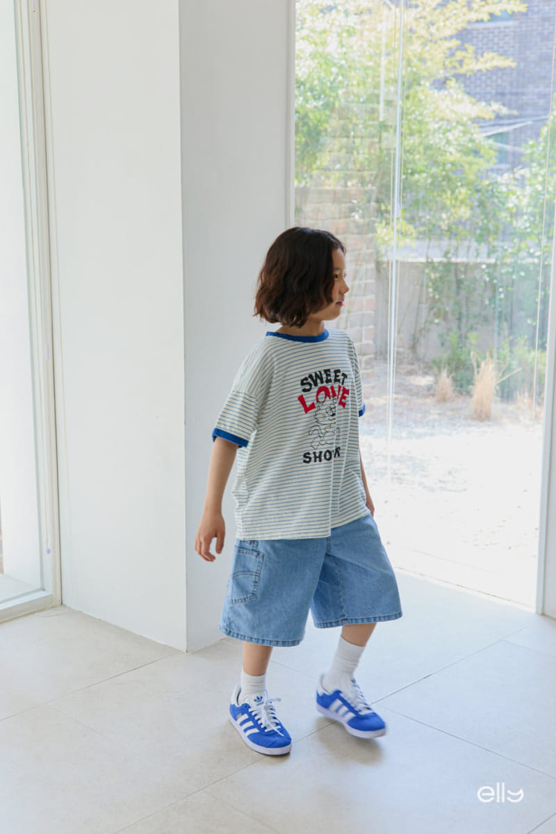 Ellymolly - Korean Children Fashion - #magicofchildhood - Tween Pocket Denim Shorts - 8