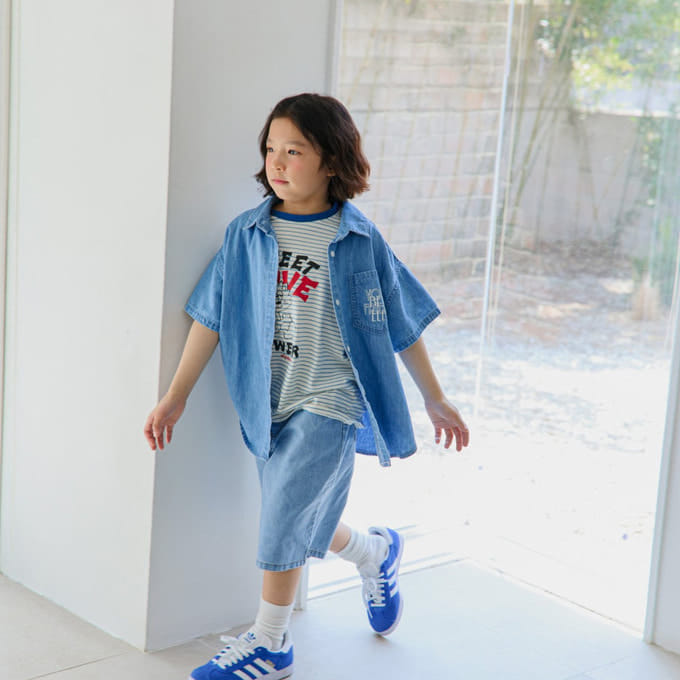 Ellymolly - Korean Children Fashion - #magicofchildhood - Best Denim Shirt