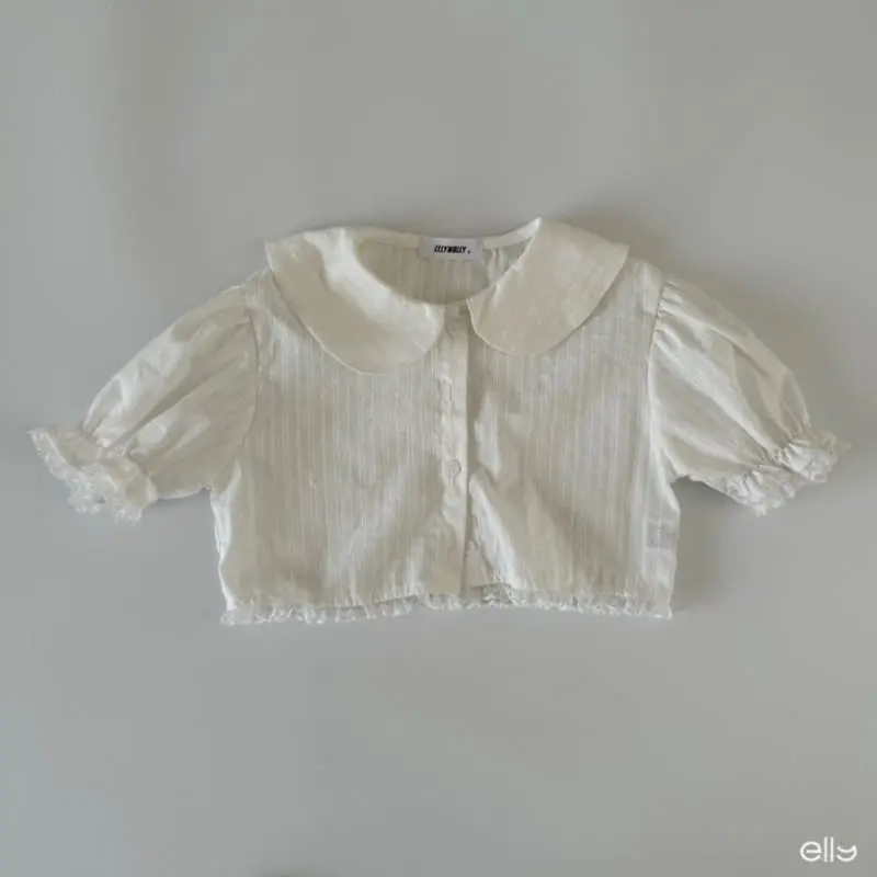 Ellymolly - Korean Children Fashion - #magicofchildhood - Over Puff Blanc - 8