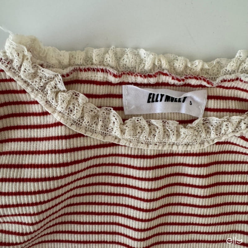 Ellymolly - Korean Children Fashion - #magicofchildhood - Latte Frill ST Sleeveless Tee - 7