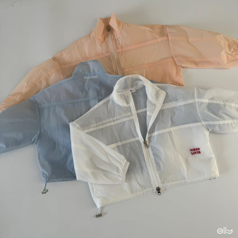 Ellymolly - Korean Children Fashion - #minifashionista - See Through Slit Windbreaker  - 3