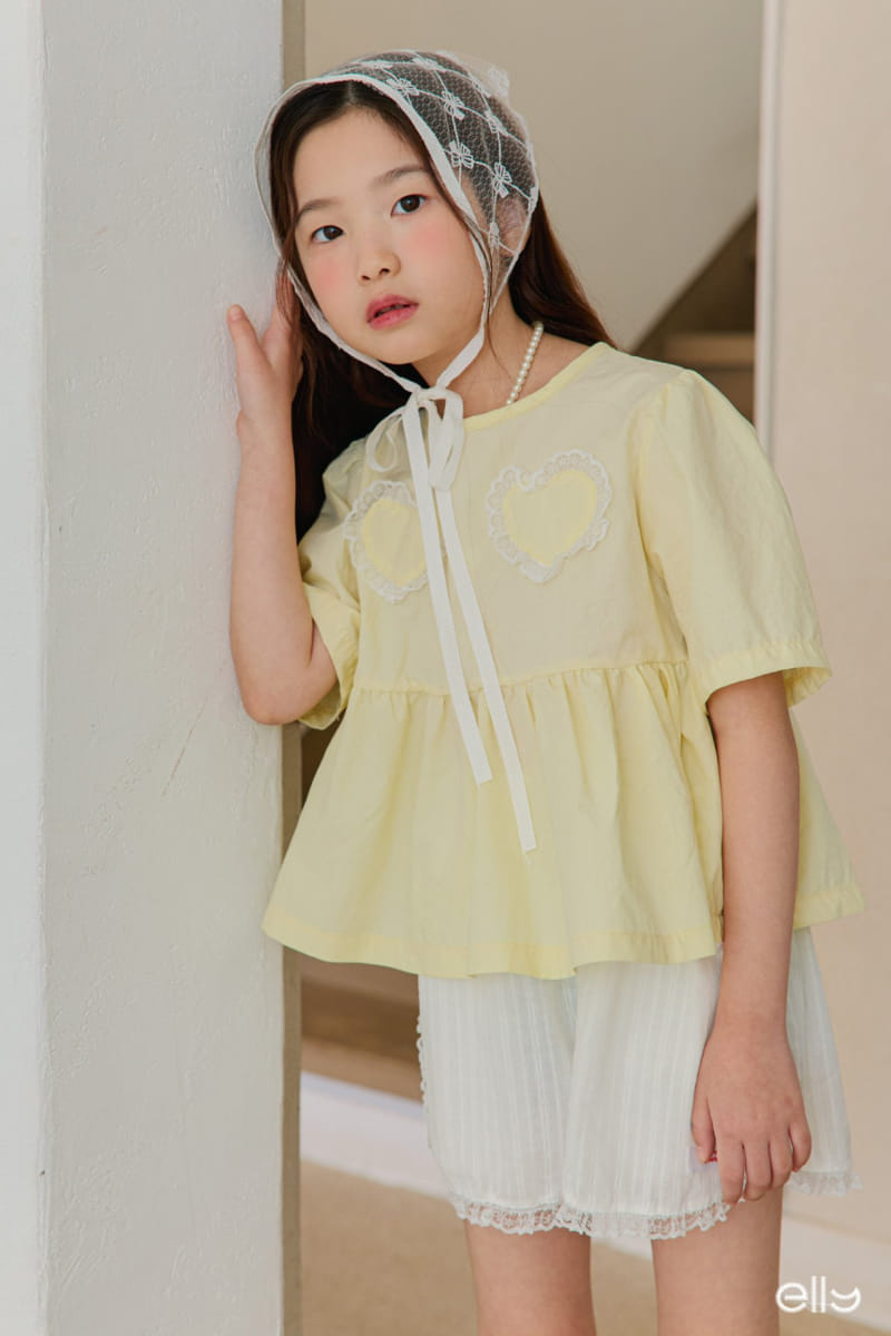 Ellymolly - Korean Children Fashion - #minifashionista - Double Heart Blan - 10