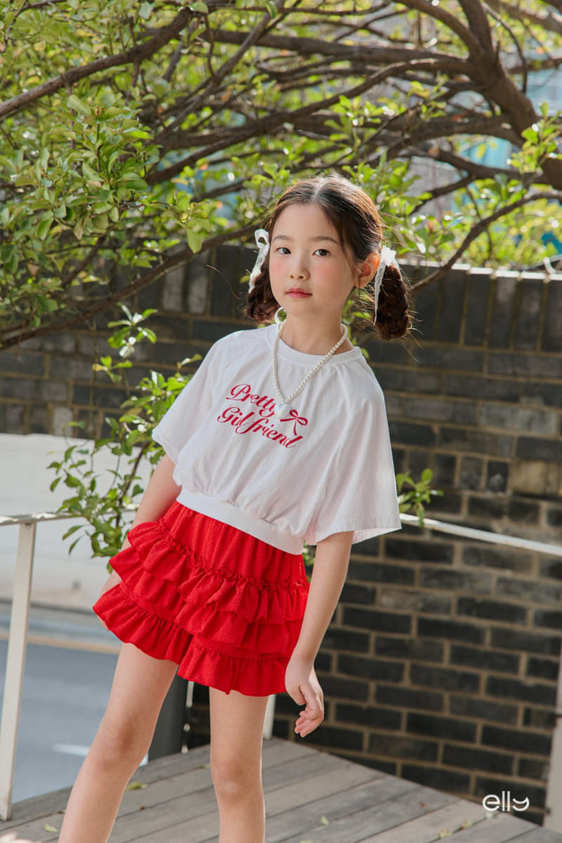 Ellymolly - Korean Children Fashion - #minifashionista - Pretty Crop Tee - 8