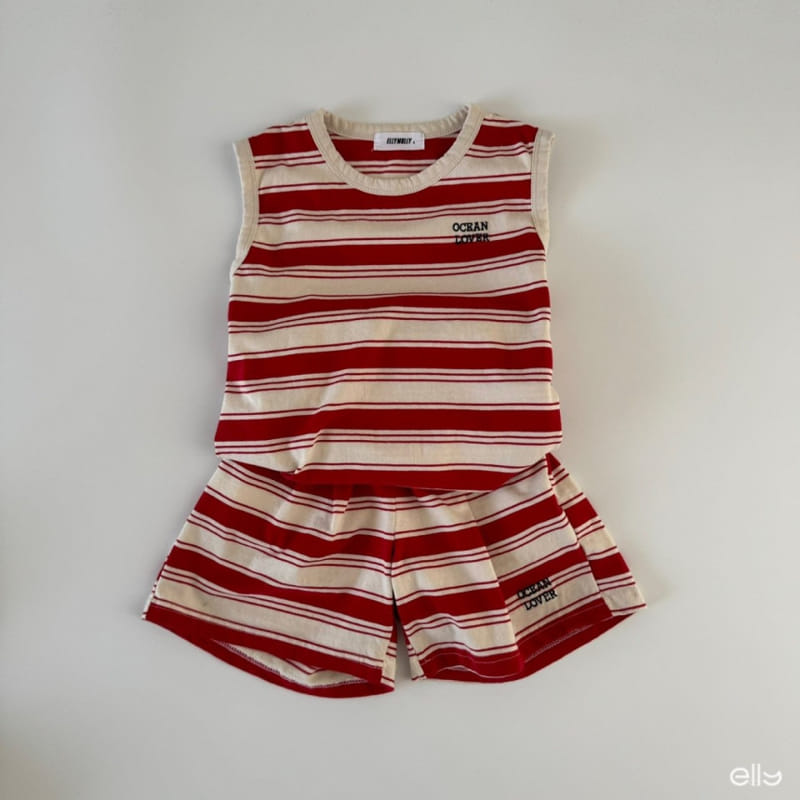 Ellymolly - Korean Children Fashion - #minifashionista - Ocean ST Sleeveless Tee - 10