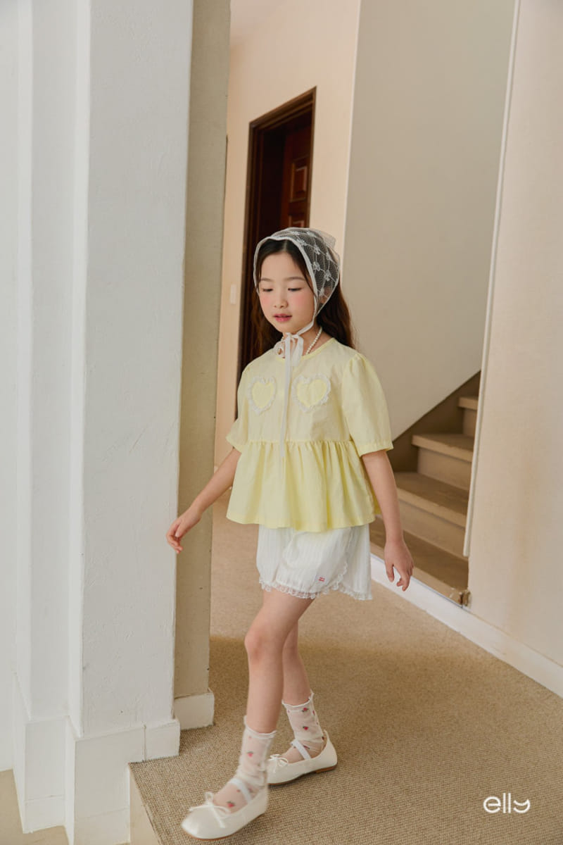 Ellymolly - Korean Children Fashion - #prettylittlegirls - Double Heart Blan - 11
