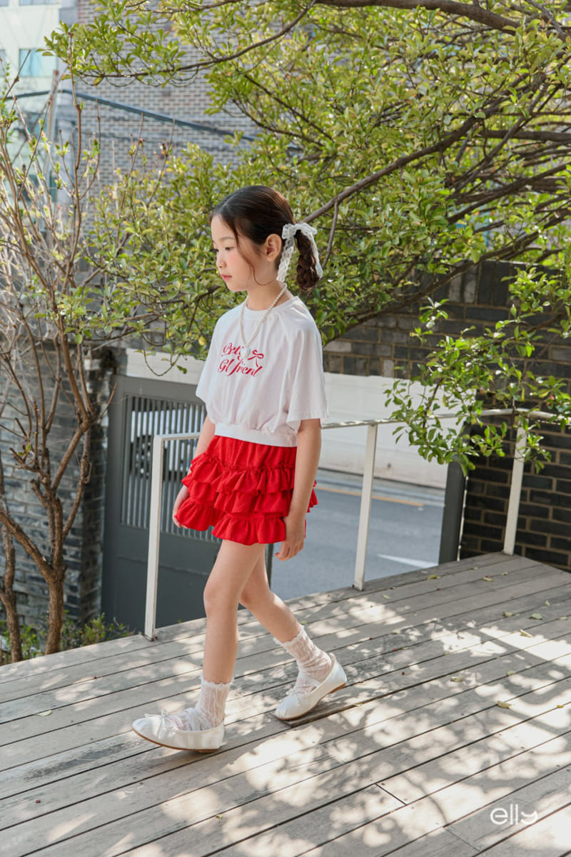 Ellymolly - Korean Children Fashion - #prettylittlegirls - Pretty Crop Tee - 9