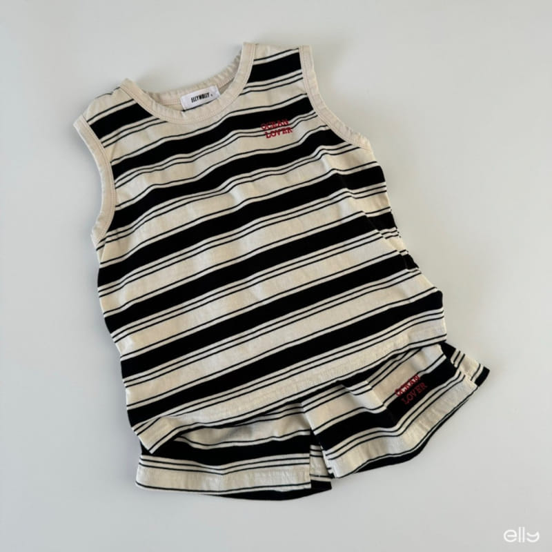 Ellymolly - Korean Children Fashion - #prettylittlegirls - Ocean ST Sleeveless Tee - 11
