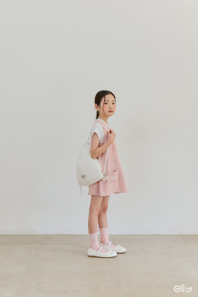Ellymolly - Korean Children Fashion - #prettylittlegirls - Pocket Ribbon One-Piece - 8