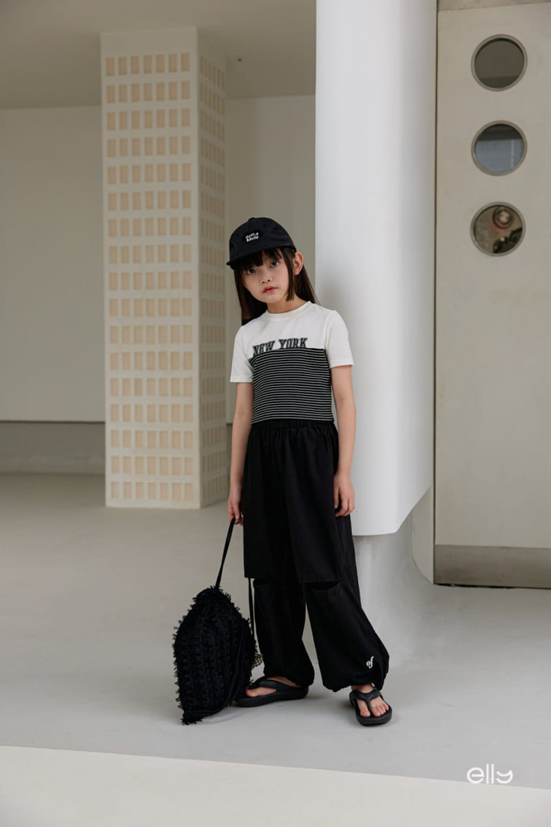 Ellymolly - Korean Children Fashion - #stylishchildhood - Ove Slit String Pants - 9
